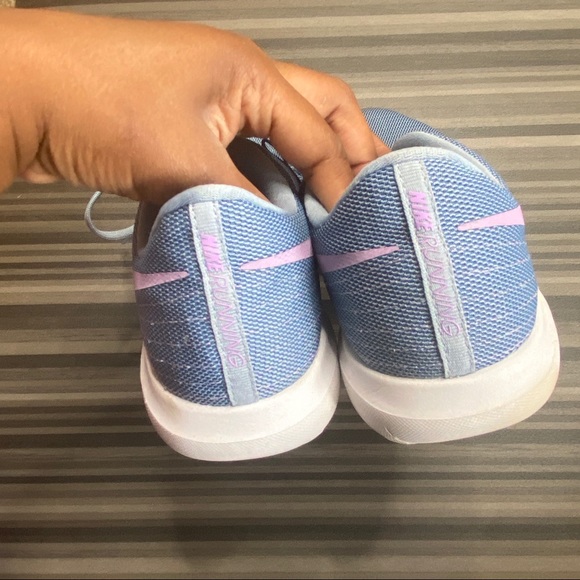 🌹 Nike Flex Fury 2Women Running Shoe Blue/Pink 11 - Picture 5 of 10